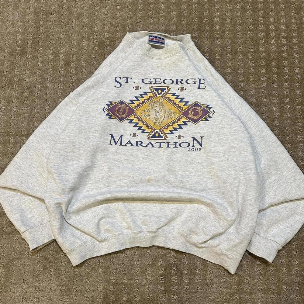 Vintage 03 St. George marathon crewneck